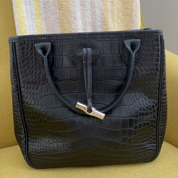 Longchamp Bags.Embossed Crocodile Vintage - Picture 4 of 16